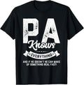 100% Cotton Pa Knows Everything Shirt 60th Gift Funny Father's Day T-Shirt Hoodie, Sweatshirt | GrindPrints.com