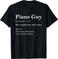 100% Cotton Piano Guy Definition Funny Boy Piano Gift Piano Player T-Shirt Hoodie, Sweatshirt | GrindPrints.com