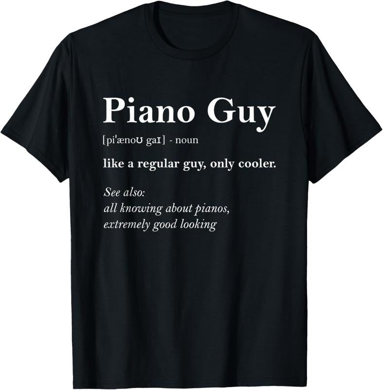 100% Cotton Piano Guy Definition Funny Boy Piano Gift Piano Player T-Shirt Hoodie, Sweatshirt | GrindPrints.com