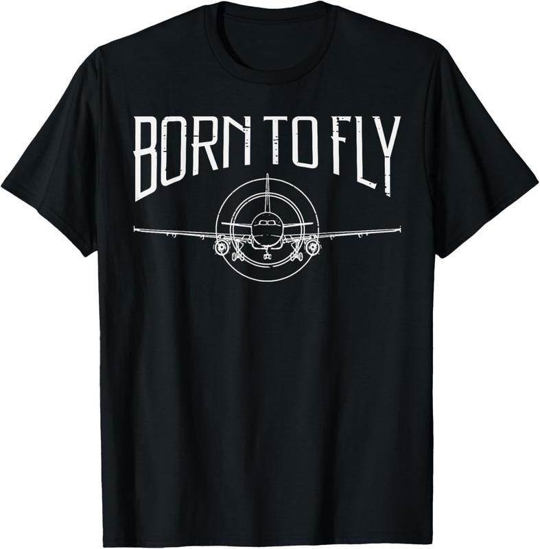 100% Cotton Pilot Born Fly Airplane Aviation Aviator T-Shirts, Hoodie, Sweatshirt