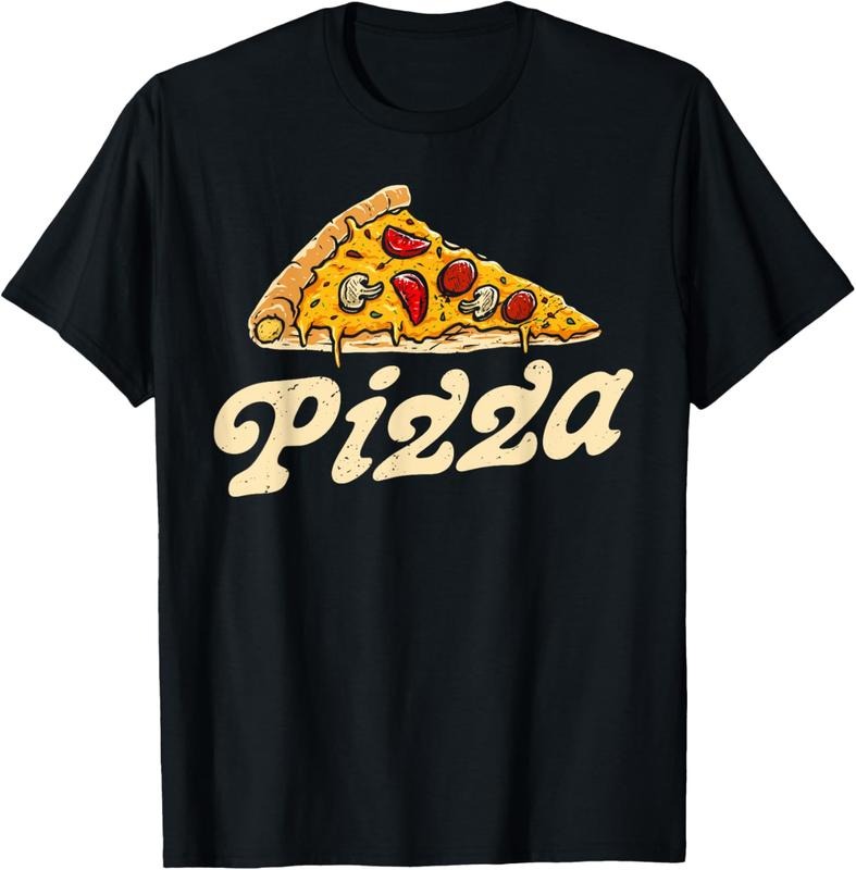 100% Cotton Pizza Day Retro Vintage 60s 70s Italian Food Lover T-Shirts, Hoodie, Sweatshirt