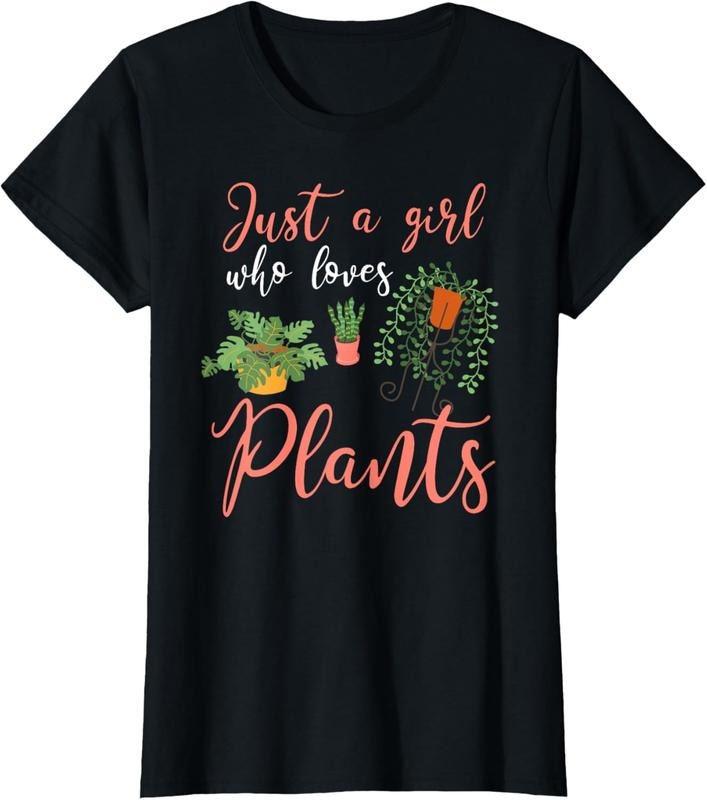 100% Cotton Plant Shirt Funny Plant Lover Girl Planting I Love Plants T-Shirts, Hoodie, Sweatshirt