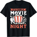 100% Cotton Popcorn Matching Clothes Family - It's Family Movie Night T-Shirt Hoodie, Sweatshirt | GrindPrints.com