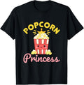 100% Cotton Popcorn Princess Girls  Popcorn Lover T-Shirt Hoodie, Sweatshirt | GrindPrints.com