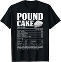 100% Cotton Pound Cake Nutritional Facts Thanksgiving Christmas Dessert T-Shirt Hoodie, Sweatshirt | GrindPrints.com