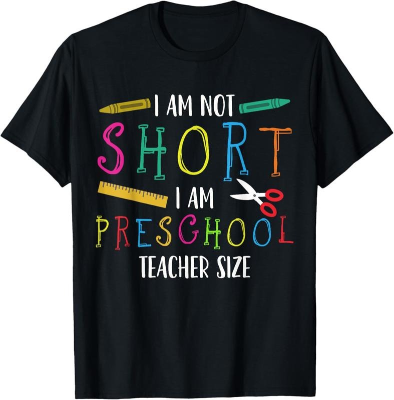 100% Cotton Preschool Teacher Short Pre-K Teacher T-Shirt Hoodie, Sweatshirt | GrindPrints.com