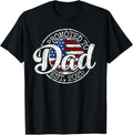 100% Cotton Promoted To Dad Est 2025 Daddy To Be Gifts First Time Dad T-Shirt Hoodie, Sweatshirt | GrindPrints.com
