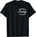 100% Cotton Promoted To Daddy Est 2025 Soon To Be New Dad Fathers Day T-Shirt Hoodie, Sweatshirt | GrindPrints.com