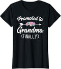 100% Cotton Promoted To Grandma Finally Shirt Soon To Be Grandma T-Shirt Hoodie, Sweatshirt | GrindPrints.com
