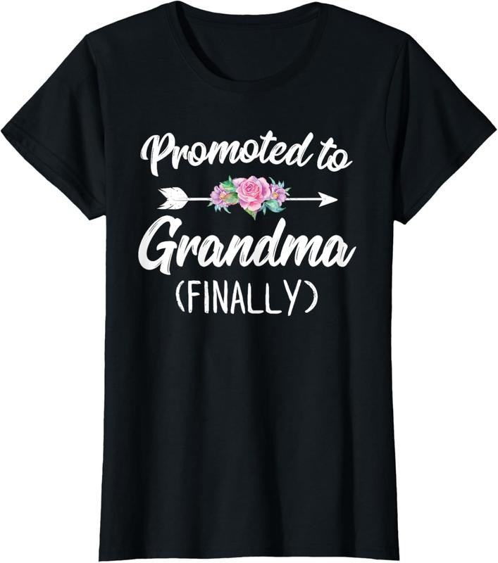 100% Cotton Promoted To Grandma Finally Shirt Soon To Be Grandma T-Shirt Hoodie, Sweatshirt | GrindPrints.com