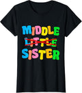 100% Cotton Promoted To Middle Sister  Announcement Funny Gifts T-Shirt Hoodie, Sweatshirt | GrindPrints.com