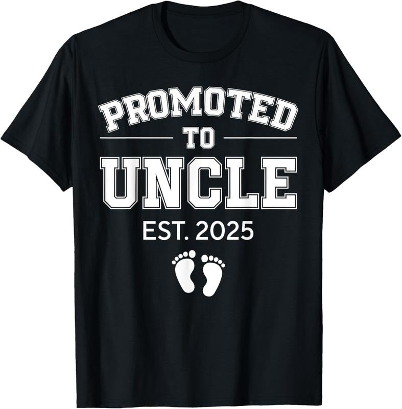 100% Cotton Promoted Uncle Est 2025 Uncle Be 1St Time Uncle T-Shirts, Hoodie, Sweatshirt