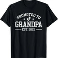 100% Cotton Promoted to Grandpa est. 2025 Grandparents  Announcement T-Shirt Hoodie, Sweatshirt | GrindPrints.com