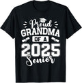 100% Cotton Proud Grandma Of A 2025 Senior Class Of 2025 Graduation T-Shirt Hoodie, Sweatshirt | GrindPrints.com