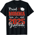 100% Cotton Proud Momma of a class of 2025 graduate for graduation T-Shirt Hoodie, Sweatshirt | GrindPrints.com