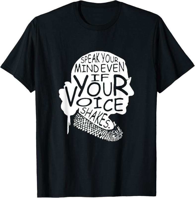 100% Cotton RBG Ruth Bader Ginsburg Feminist Political Gift T-Shirt Hoodie, Sweatshirt | GrindPrints.com