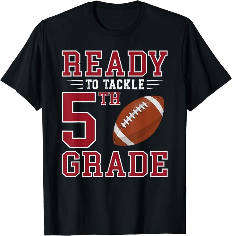 [100% Cotton]Ready to Tackle 5th Grade Back to School First Day of School T-Shirt Hoodie, Sweatshirt | GrindPrints.com