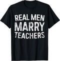100% Cotton Real Marry Teachers Teacher Shirt T-Shirts, Hoodie, Sweatshirt