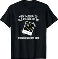 100% Cotton Really Old Picture Of Me First Race, Funny Saying Gag Gift T-Shirt Hoodie, Sweatshirt | GrindPrints.com