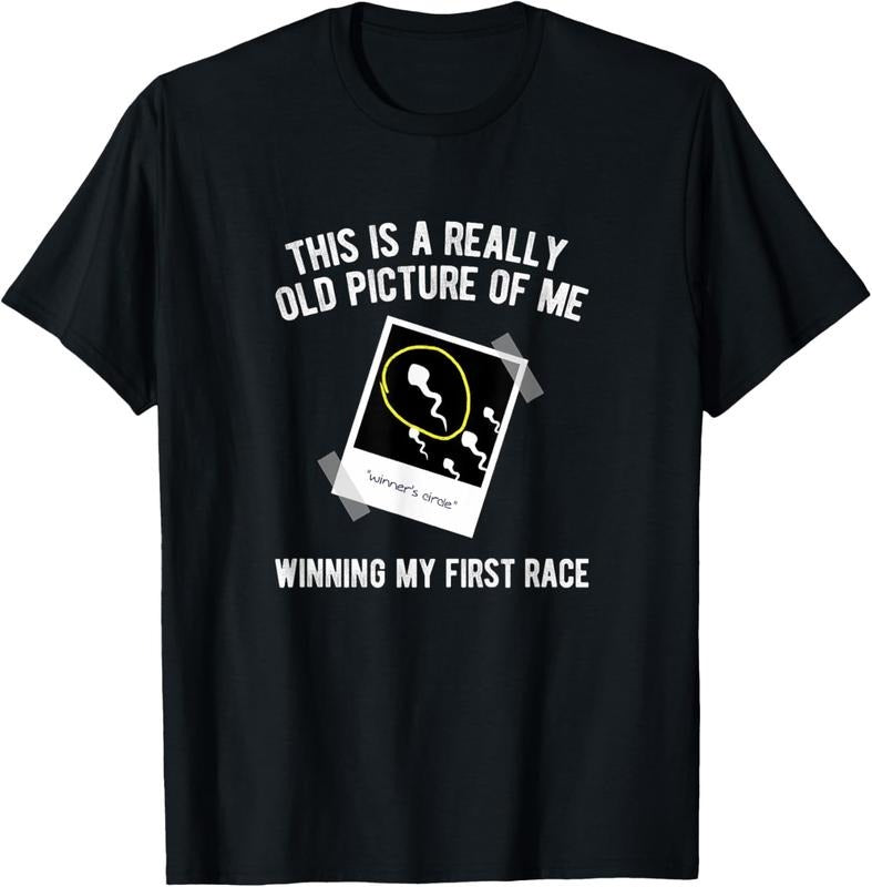 100% Cotton Really Old Picture Of Me First Race, Funny Saying Gag Gift T-Shirt Hoodie, Sweatshirt | GrindPrints.com