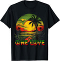 100% Cotton Reggae Music Guitar Rasta Pride Jamaica Rasta Reggae Sunset T-Shirts, Hoodie, Sweatshirt