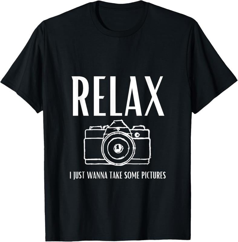 100% Cotton Relax | I just wanna take some pictures | Jeffrey | camera T-Shirt Hoodie, Sweatshirt | GrindPrints.com
