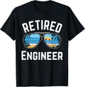 100% Cotton Retired Engineer Funny Retirement for Men and Women T-Shirt Hoodie, Sweatshirt | GrindPrints.com