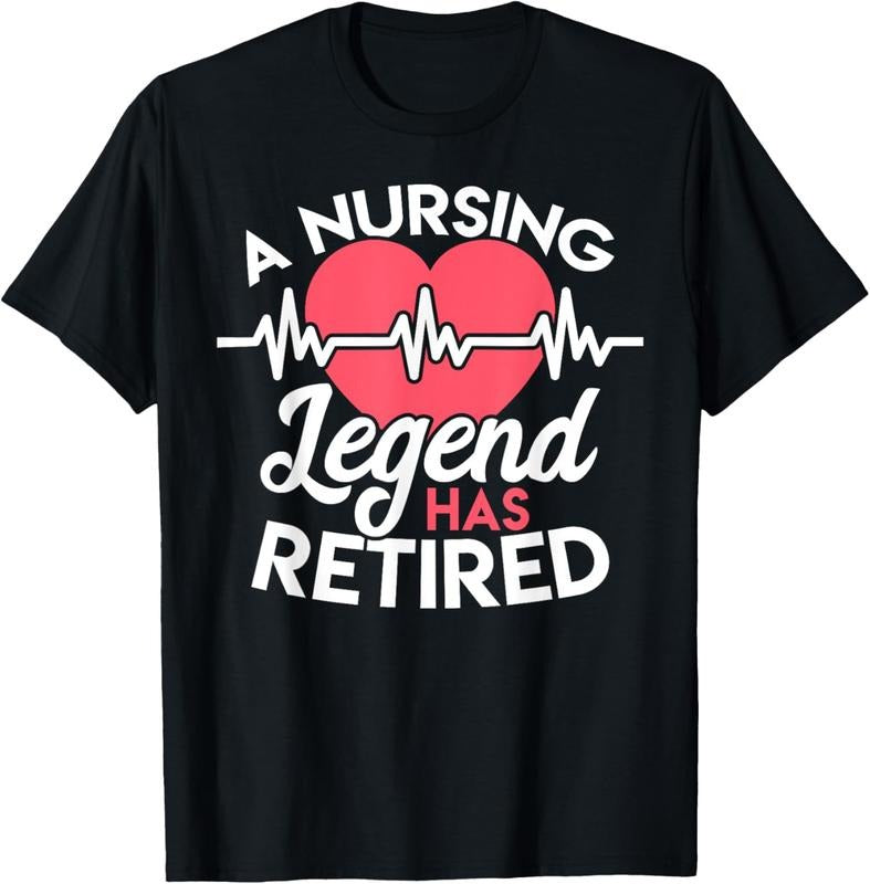 100% Cotton Retirement T Shirt for Nurses Nursing Legend Has Retired Tee T-Shirt Hoodie, Sweatshirt | GrindPrints.com