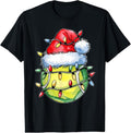 100% Cotton Santa Sports Design For Men Boys Christmas Tennis Player T-Shirt Hoodie, Sweatshirt | GrindPrints.com