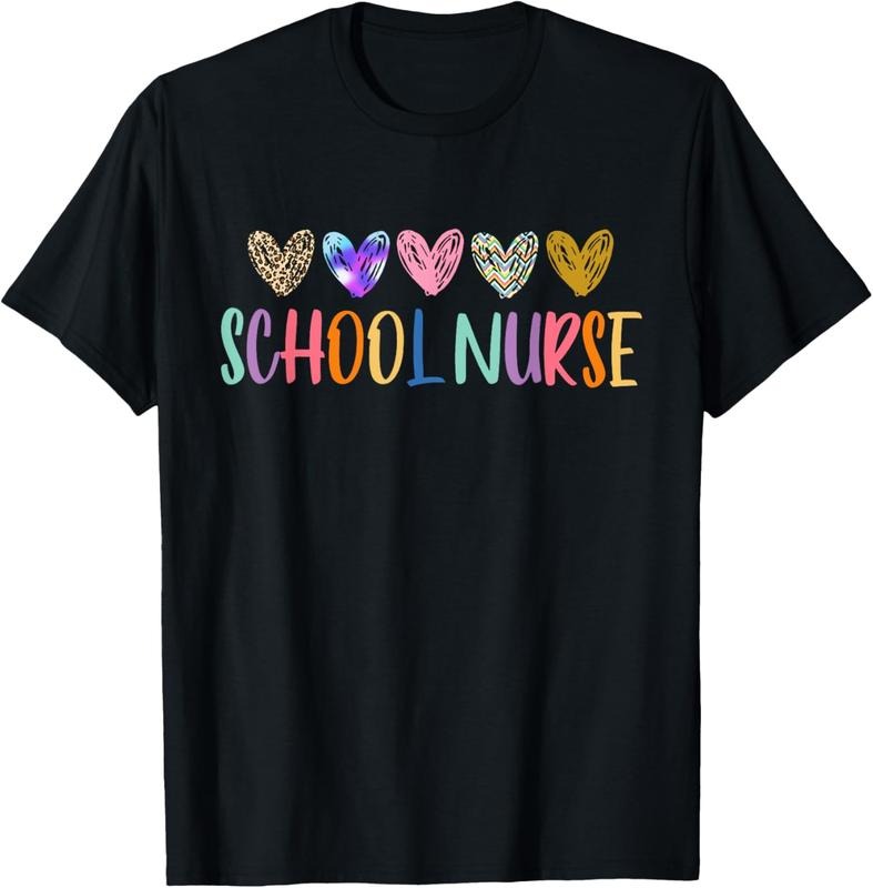 100% Cotton School Nurse Heart Nursing Student Nursing Appreciation T-Shirt Hoodie, Sweatshirt | GrindPrints.com