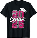 100% Cotton Senior 2025 Class Of 2025 Back To School 2025 Pink Cute T-Shirt Hoodie, Sweatshirt | GrindPrints.com