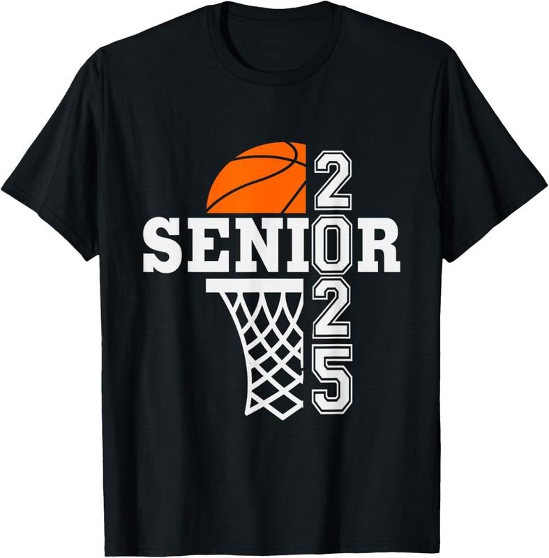 100% Cotton Senior Class of 2025 basketball sports seniors boys team T-Shirt Hoodie, Sweatshirt | GrindPrints.com