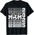 100% Cotton Senior Mom 2025 Soccer Class 2025 Funny Graduation 2025 T-Shirts, Hoodie, Sweatshirt