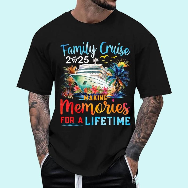[100% Cotton Shirt] Family Cruise 2025 Family Matching Cruise Vacation Party T-Shirts, Hoodie, Sweatshirt