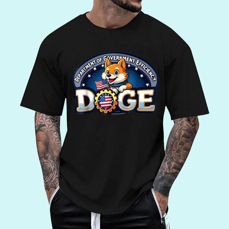[100% Cotton Shirt] Funny DOGE D.O.G.E Crypto Meme Department Government Efficiency T-Shirts, Hoodie, Sweatshirt
