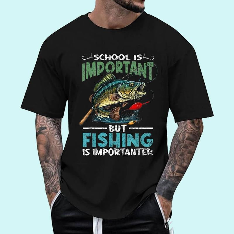 [100% Cotton Shirt] Funny Fishing For Boysmen Fish Saying Bass Fisherman Unisex T-Shirt Hoodie, Sweatshirt | GrindPrints.com