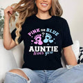 [100% Cotton Shirt] Gender reveal auntie aunt Unisex T-Shirt Hoodie, Sweatshirt | GrindPrints.com