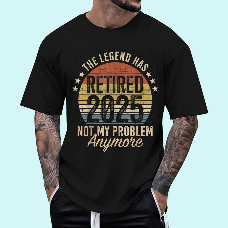 [100% Cotton Shirt] Legend Has Retired 2025 Not My Problem Funny Retirement T-Shirts, Hoodie, Sweatshirt