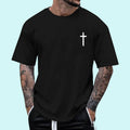 [100% Cotton Shirt] Small Cross Subtle Christian Minimalist Religious Faith T-Shirts, Hoodie, Sweatshirt