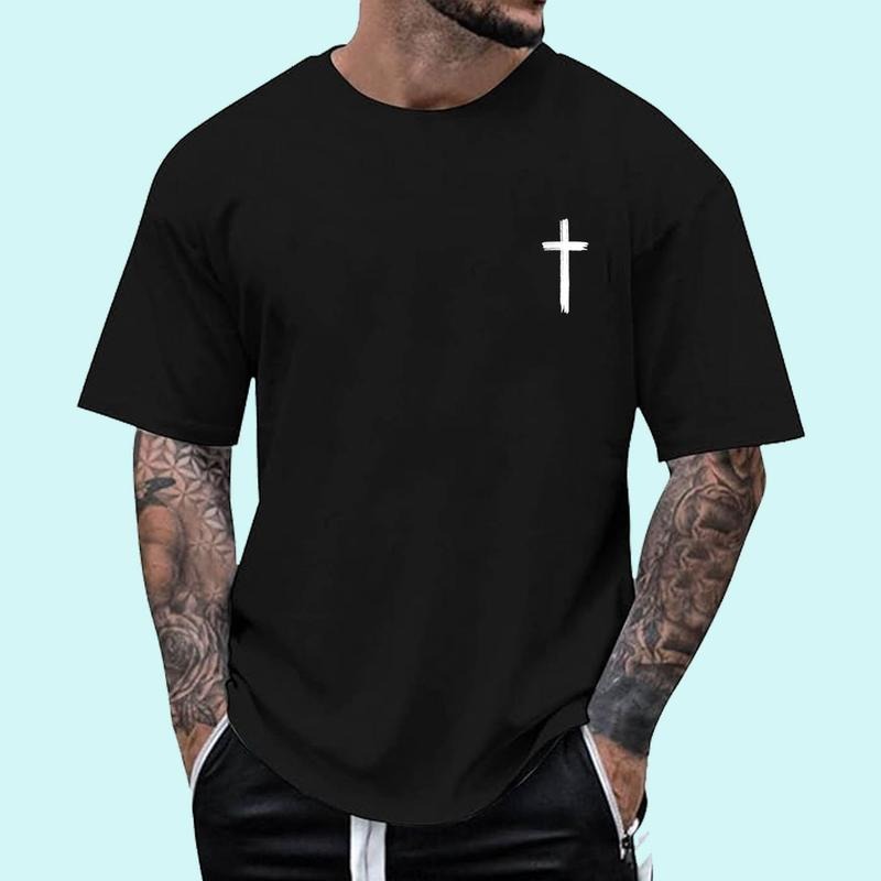 [100% Cotton Shirt] Small Cross Subtle Christian Minimalist Religious Faith T-Shirts, Hoodie, Sweatshirt
