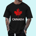 [100% Cotton Shirt] Vintage Retro Canadian Maple Leaf Canada Flag Unisex T-Shirt Hoodie, Sweatshirt | GrindPrints.com