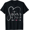 100% Cotton Sisters Trip 2024 Shirt Girls Road Trip 2024 Vacation Lovers T-Shirt Hoodie, Sweatshirt | GrindPrints.com
