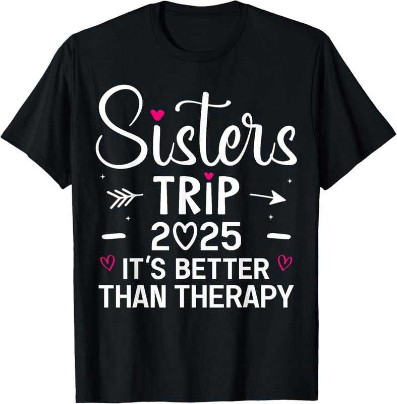 100% Cotton Sisters Trip 2025 Weekend Vacation Lover Girls Road Trip T-Shirt Hoodie, Sweatshirt | GrindPrints.com