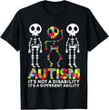 100% Cotton Skull Dance Autism Awareness Mom Dad  Autism T-Shirt Hoodie, Sweatshirt | GrindPrints.com
