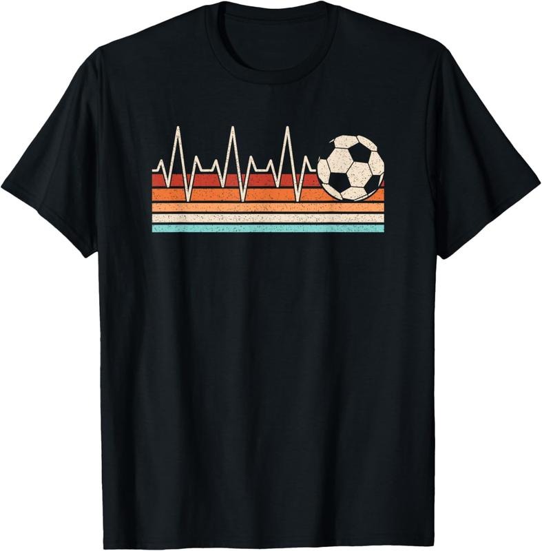 100% Cotton Soccer Heartbeat Soccer Ball Soccer Player Men Women  T-Shirt Hoodie, Sweatshirt | GrindPrints.com