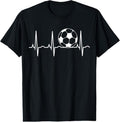 100% Cotton Soccer Heartbeat Soccer Ball Heartbeat T-Shirts, Hoodie, Sweatshirt