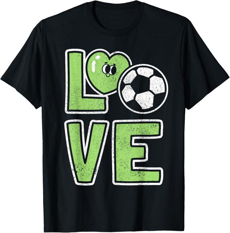 100% Cotton Soccer Love Fan Player Cute T-Shirt Hoodie, Sweatshirt | GrindPrints.com