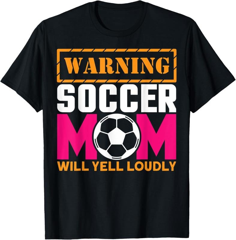 100% Cotton Soccer Moms Soccer Mom Will Yell Loudly T-Shirt Hoodie, Sweatshirt | GrindPrints.com
