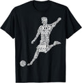 100% Cotton Soccer Player Men  Boys T-Shirt Hoodie, Sweatshirt | GrindPrints.com
