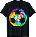 100% Cotton Soccer Player Soccer Ball Tie Dye Men Boys Girls Vintage T-Shirt Hoodie, Sweatshirt | GrindPrints.com